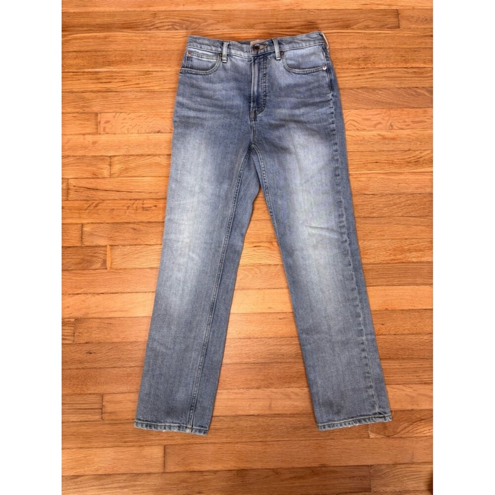Everlane Way High Slim Light Wash 26 Crop
